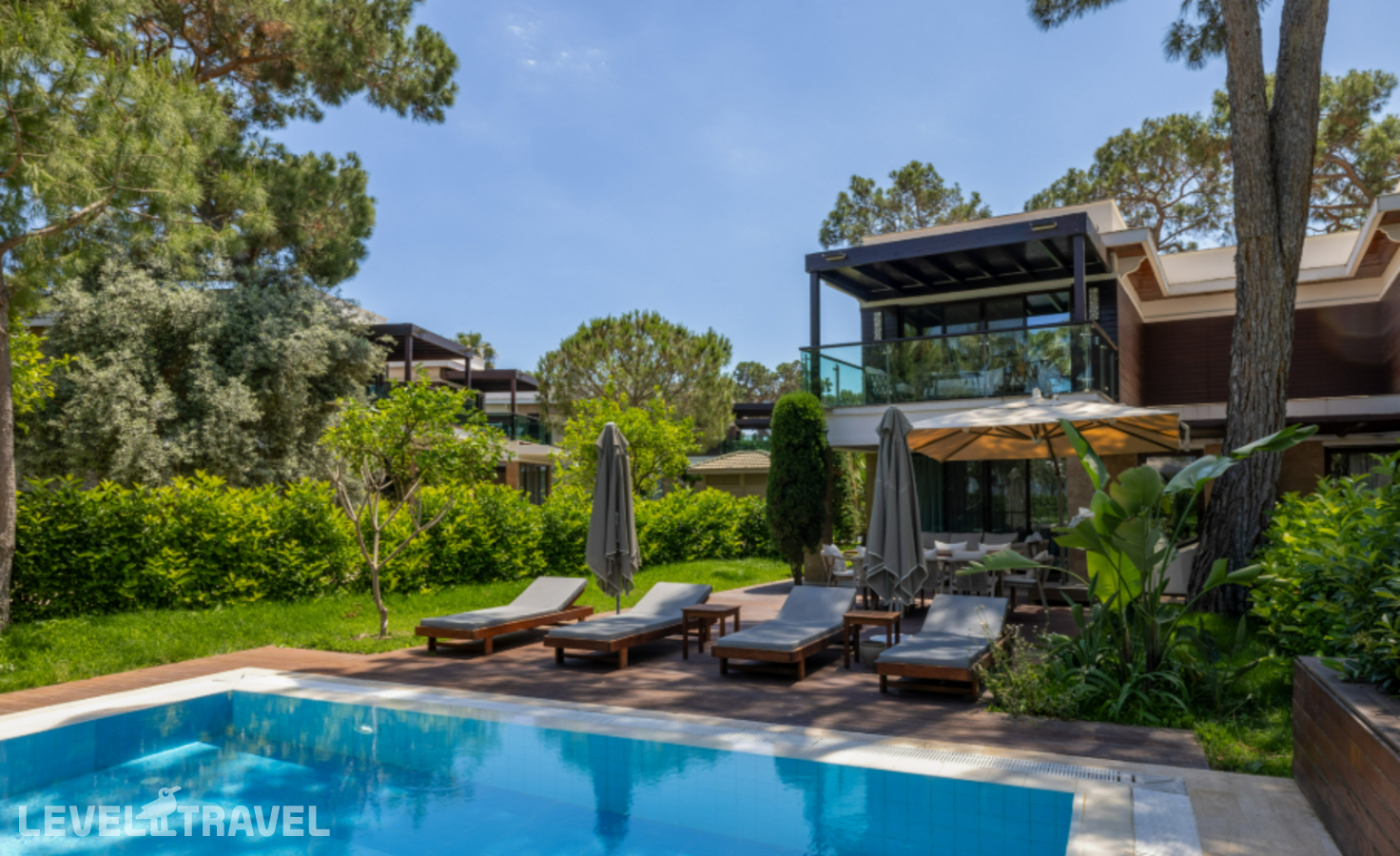 фотографии номера Королевская вилла с бассейном отеля Nirvana Mediterranean Excellence в Турция(Бельдиби) - фото №13