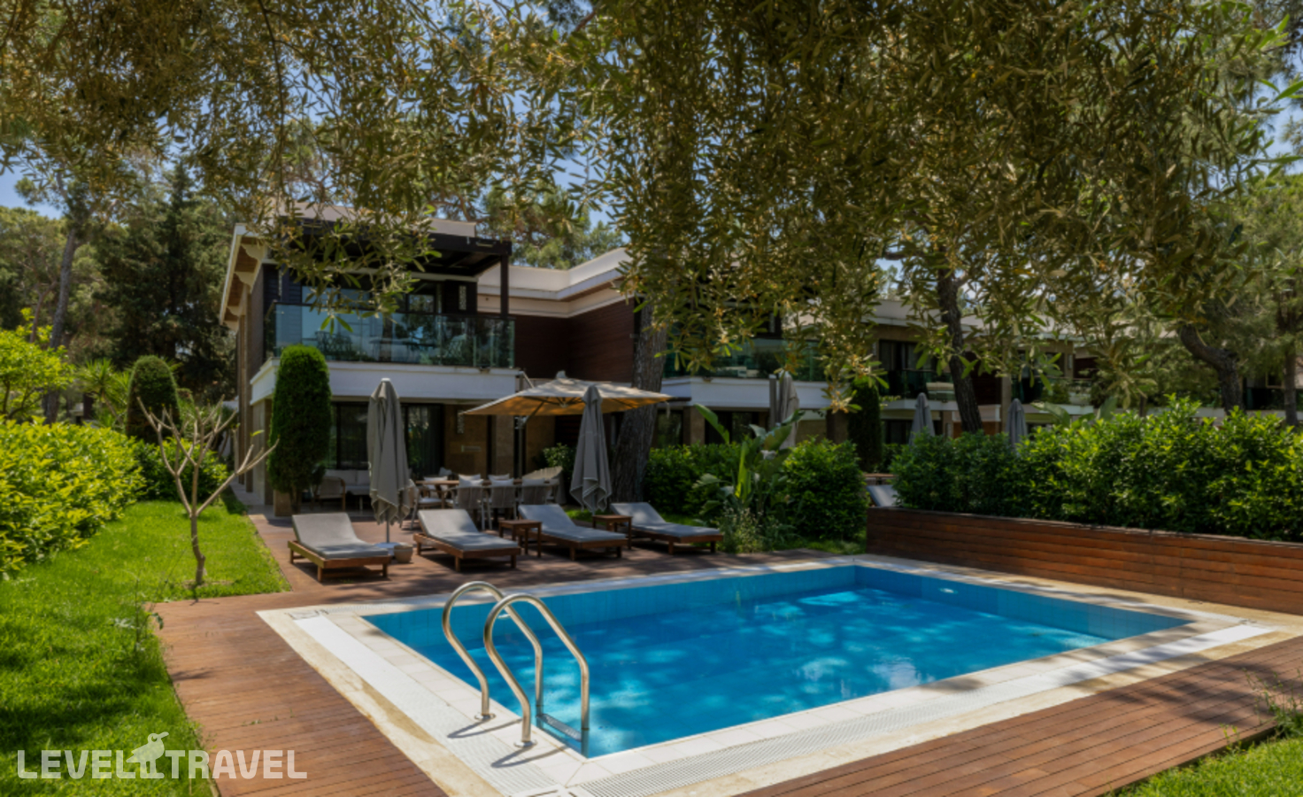 фотографии номера Королевская вилла с бассейном отеля Nirvana Mediterranean Excellence в Турция(Бельдиби) - фото №26