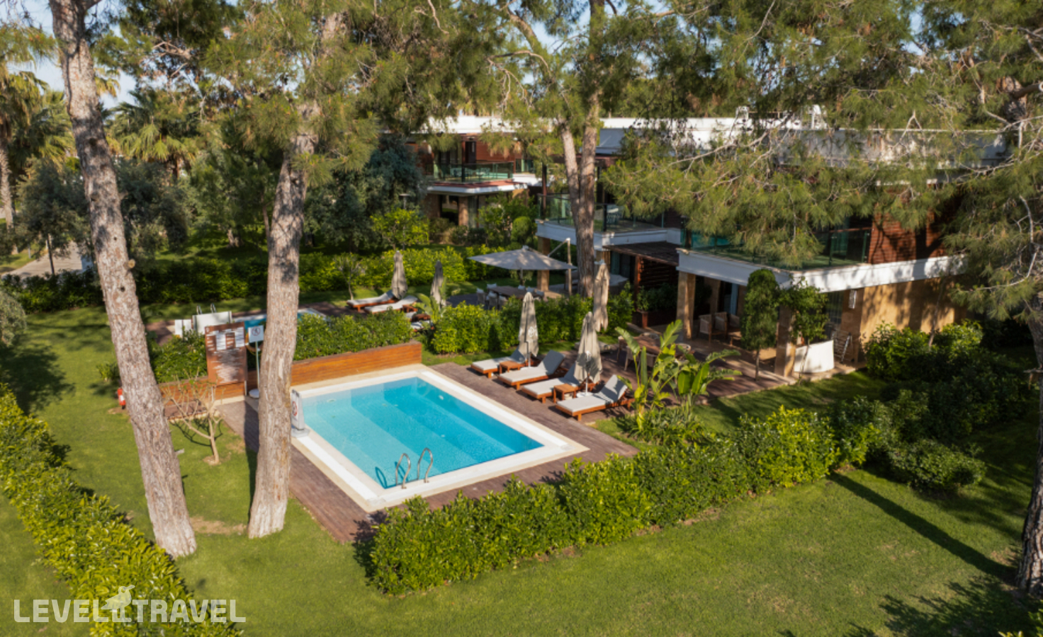 фотографии номера Королевская вилла с бассейном отеля Nirvana Mediterranean Excellence в Турция(Бельдиби) - фото №1