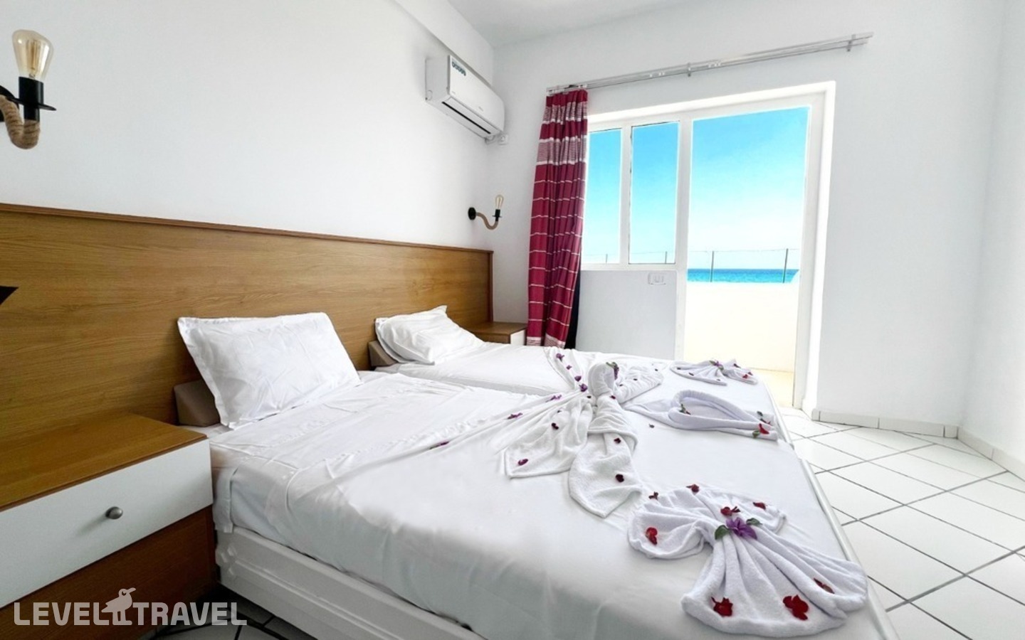 фотографии номера Стандартный с видом на море отеля Best Beach Hotel (Ex. Cosmos Tergui Club) в Тунис(Сусс) - фото №1