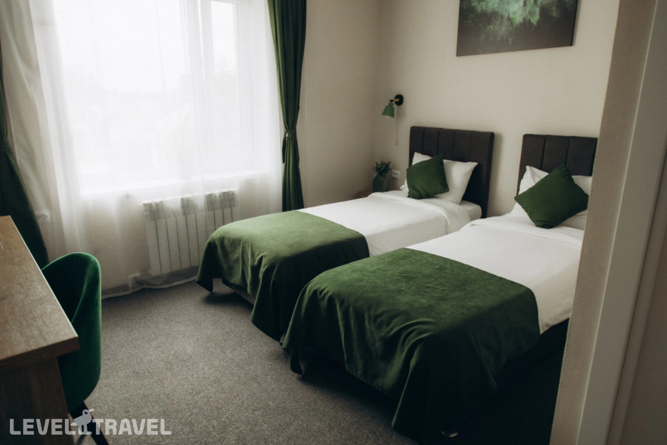 фотографии номера Стандартный (две односпальные кровати) отеля Aleon Hotel в Россия(Сортавала) - фото №2