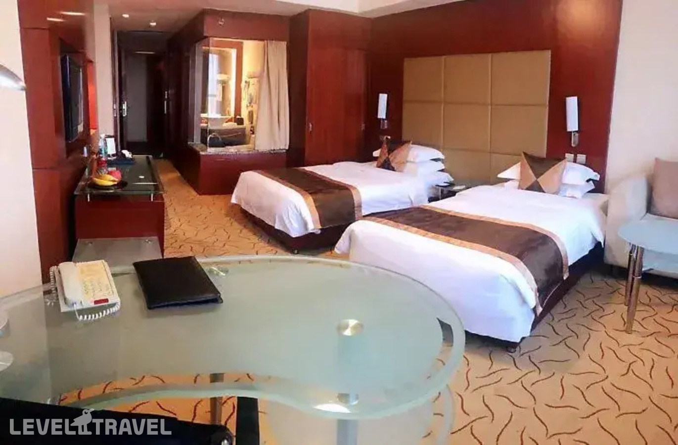 фотографии номера Улучшенный (две односпальные кровати) отеля Ariva Beijing West Hotel & Serviced Apartment в Китай(Пекин) - фото №1