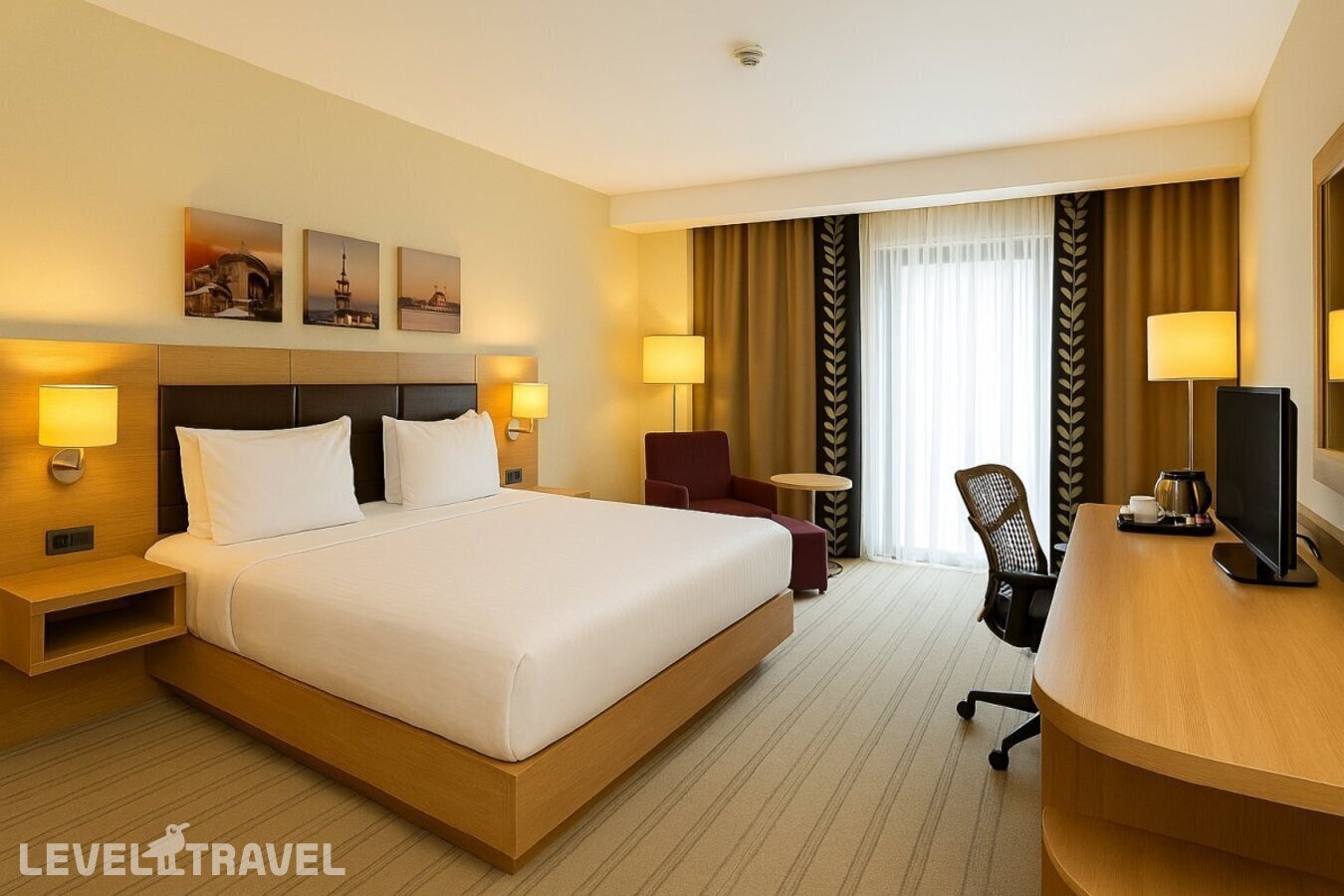 фотографии номера Стандартный с видом на город отеля Dosso Dossi Hotels Golden Horn (Eх. Hilton Garden Inn Golden Horn) в Турция(Бейоглу) - фото №2