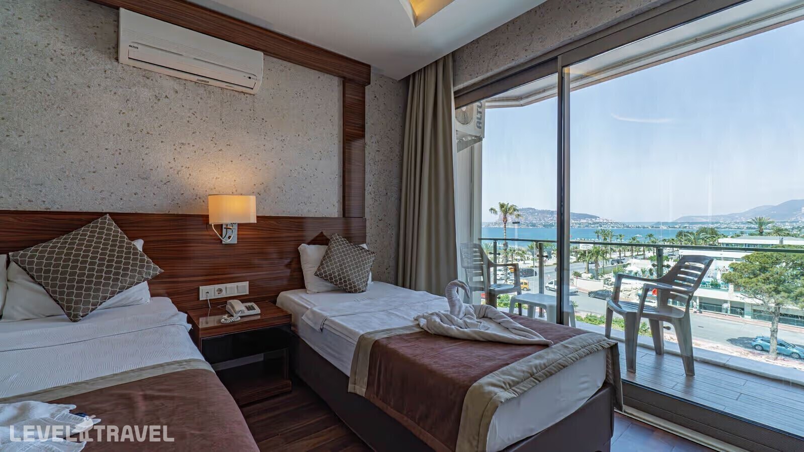фотографии номера Стандартный с частичным видом на море отеля Grand Barhan Hotel (Ex. Uk Blue Coast Hotel) в Турция(Аланья - центр) - фото №4