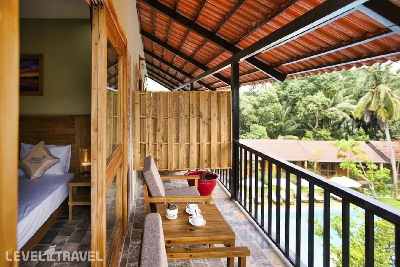 фотографии номера Делюкс с видом на сад (две односпальные кровати) отеля Azura Phu Quoc Resort в Вьетнам(Фукуок) - фото №3
