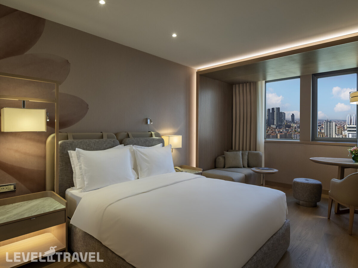 фотографии номера Улучшенный с видом на город отеля Movenpick Hotel Istanbul Bosphorus (Ex.Mercure Istanbul City Bosphorus) в Турция(Бешикташ) - фото №2