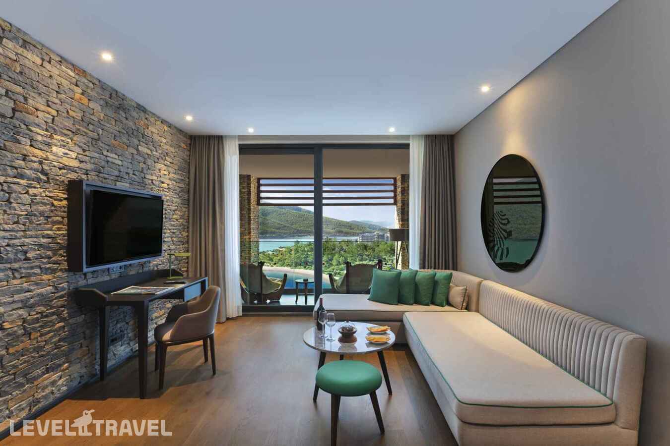 фотографии номера Делюкс с видом на море (две односпальные кровати) отеля Lujo Bodrum в Турция(Гюверджинлик) - фото №3