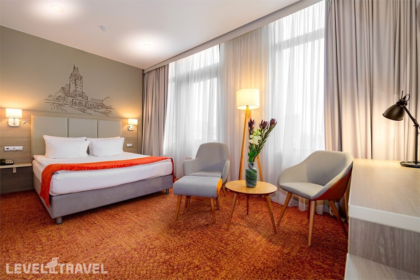 фотографии номера Стандартный с видом на реку отеля Holiday Inn Калининград в Россия(Калининград) - фото №1