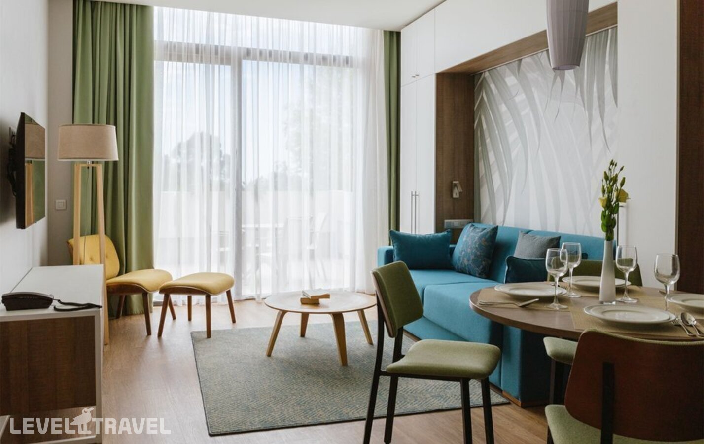 фотографии номера Апартаменты (1 спальня) с террасой отеля Cosmos Stay Le Rond Sochi (Ex.Le Rond Sochi Resort & Spa) в Россия(Дагомыс) - фото №3