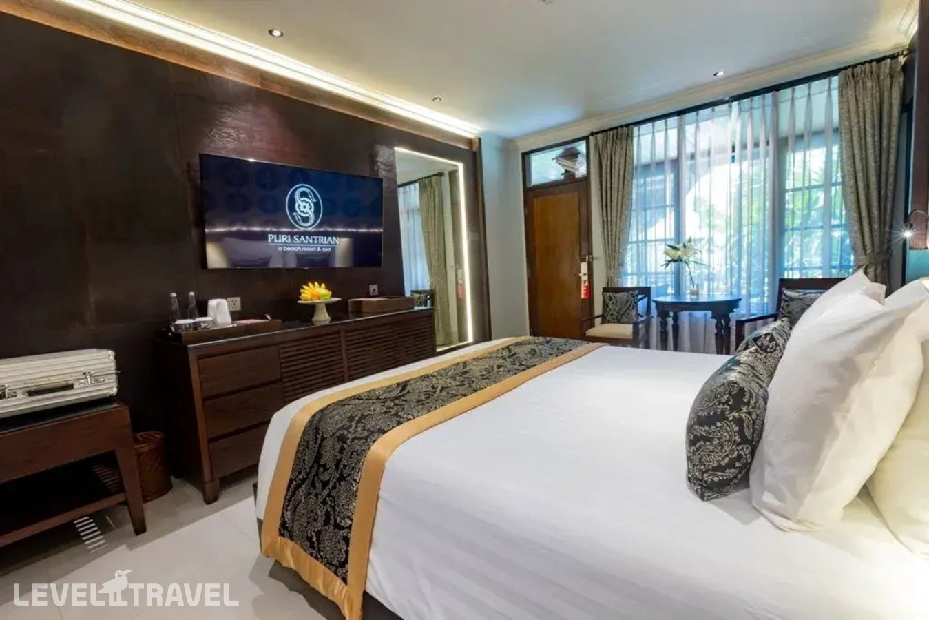 фотографии номера Делюкс отеля Puri Santrian Hotel в Индонезия(Санур) - фото №1