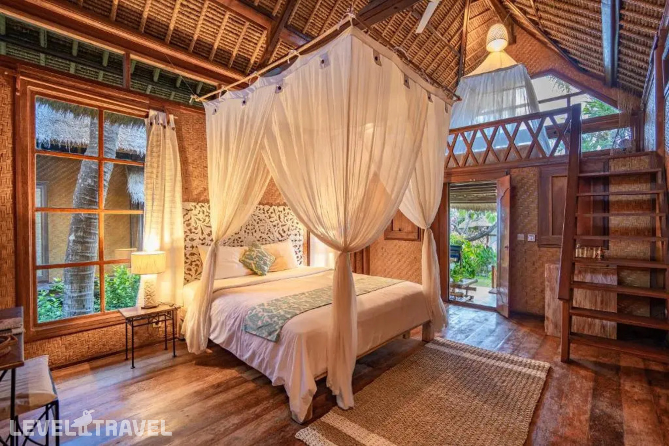 фотографии номера Бунгало с видом на сад отеля Santai Hotel в Индонезия(Карангасем) - фото №2