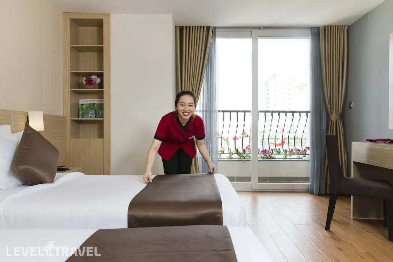 фотографии номера Делюкс с видом на город отеля Sao Viet Nha Trang Hotel в Вьетнам(Нячанг) - фото №8