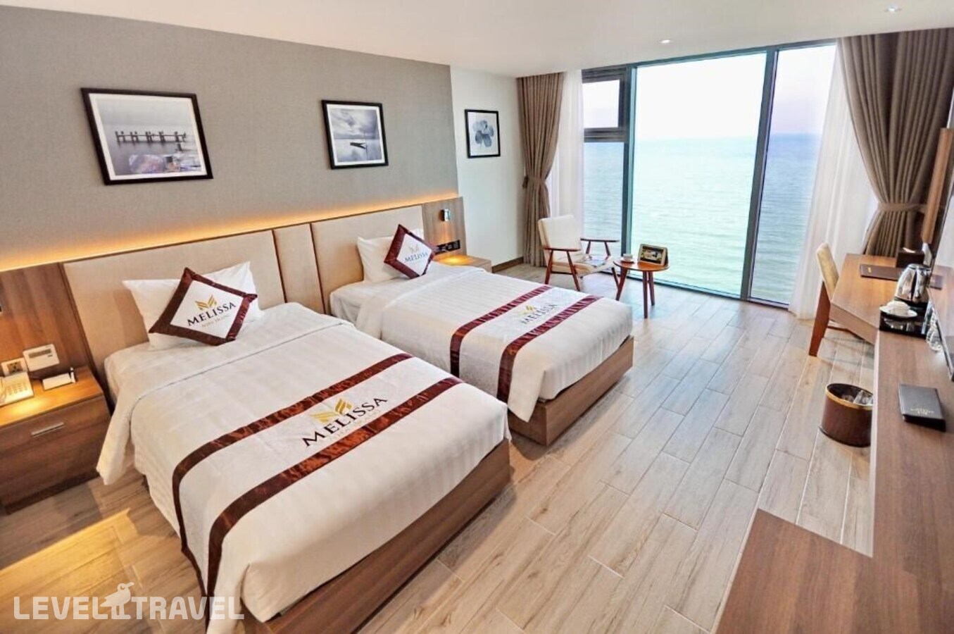 фотографии номера Делюкс Senior с видом на море (две односпальные кровати) отеля Melissa Hotel в Вьетнам(Нячанг) - фото №5