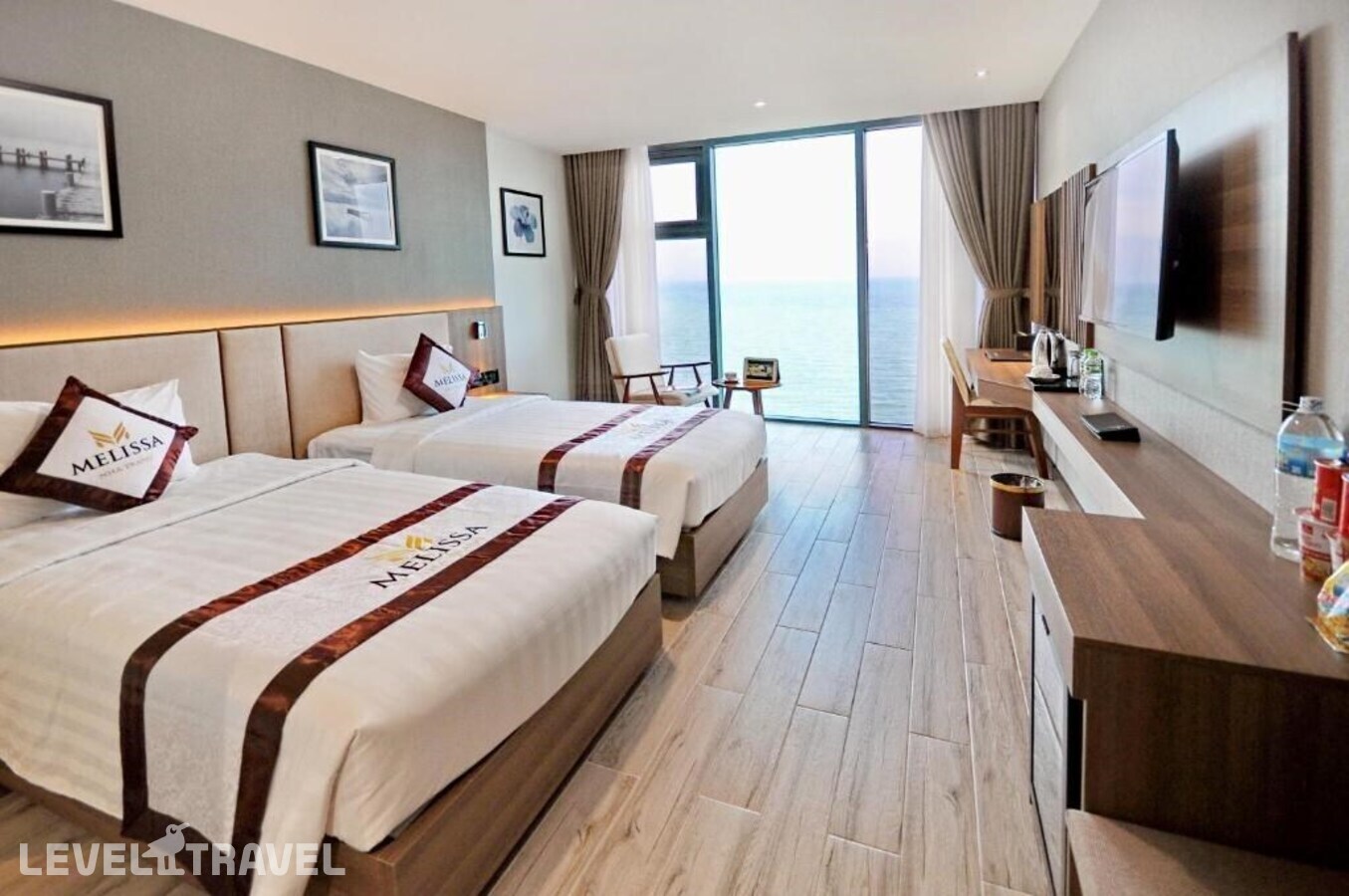 фотографии номера Делюкс Senior с видом на море (две односпальные кровати) отеля Melissa Hotel в Вьетнам(Нячанг) - фото №1