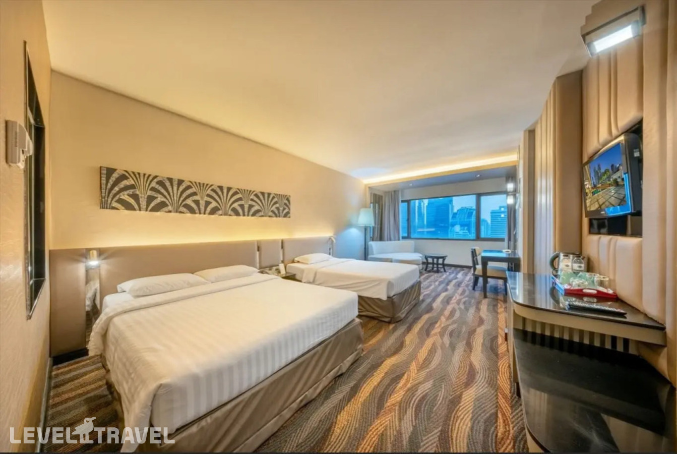 фотографии номера Двухместный номер Grand Deluxe (двуспальная кровать) отеля Royal Benja Hotel в Таиланд(Бангкок) - фото №1