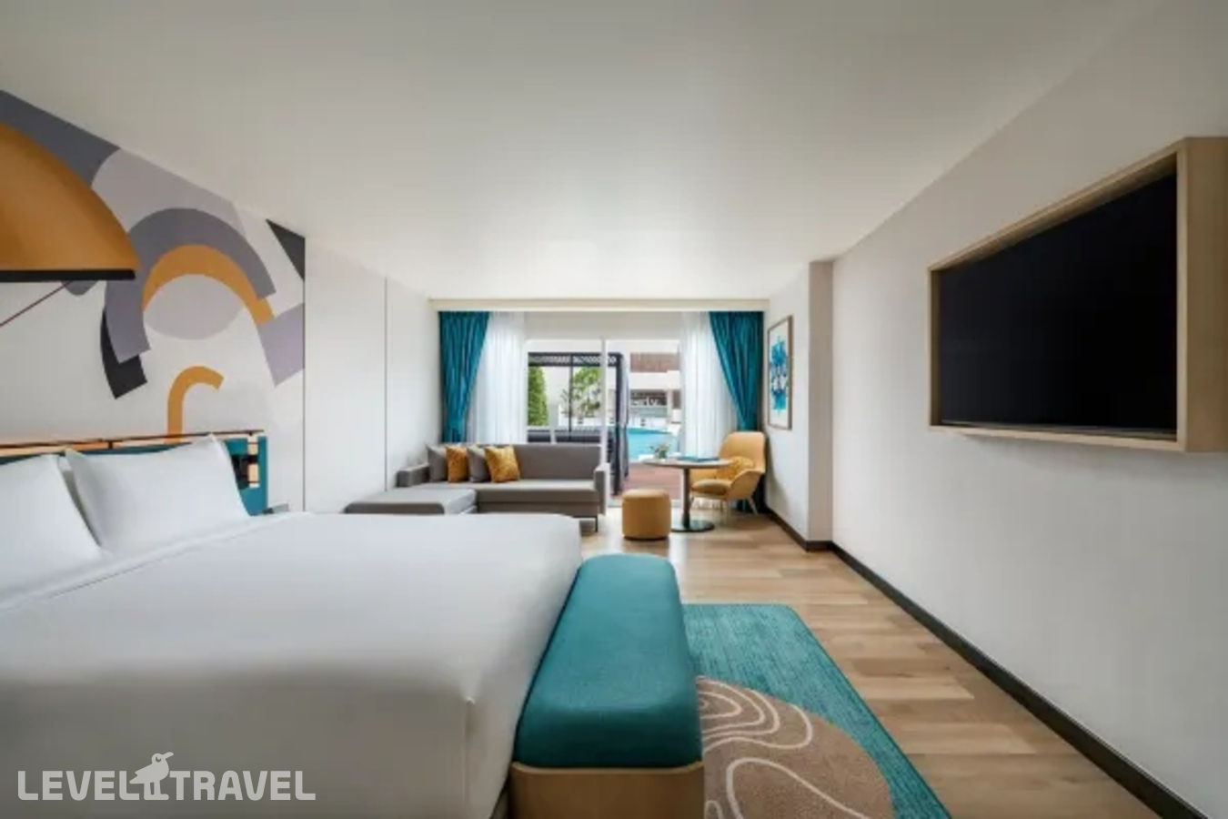 фотографии номера Двухместный номер Sunkissed Stylish Pool Access (двуспальная кровать) отеля M Social Hotel Phuket (Ex. Millennium Resort) в Таиланд(Патонг Бич) - фото №1