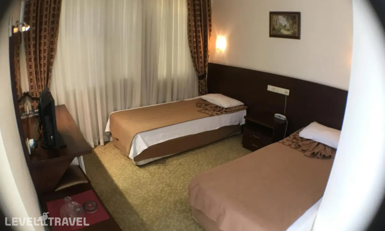 фотографии номера Двухместный номер Comfort с балконом и с красивым видом из окна (2 отдельные кровати) отеля Ataer Hotel в Турция(Коньяалты) - фото №3