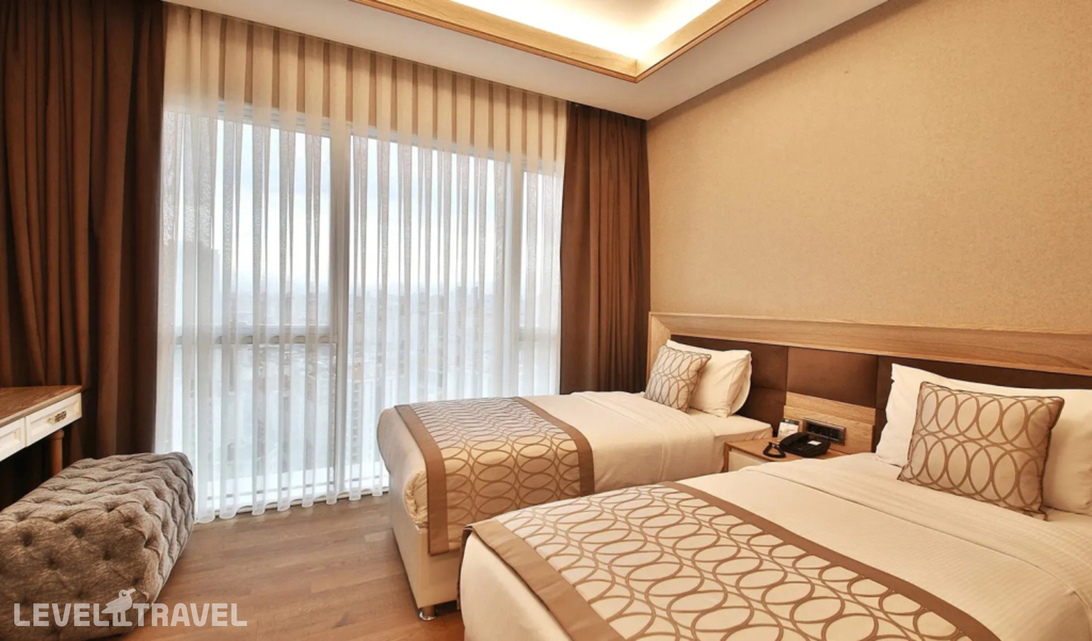 фотографии номера Люкс Panaromic 1+1 Selection отеля Bof Hotels Ceo Suites Atasehir в Турция(Аташехир) - фото №1