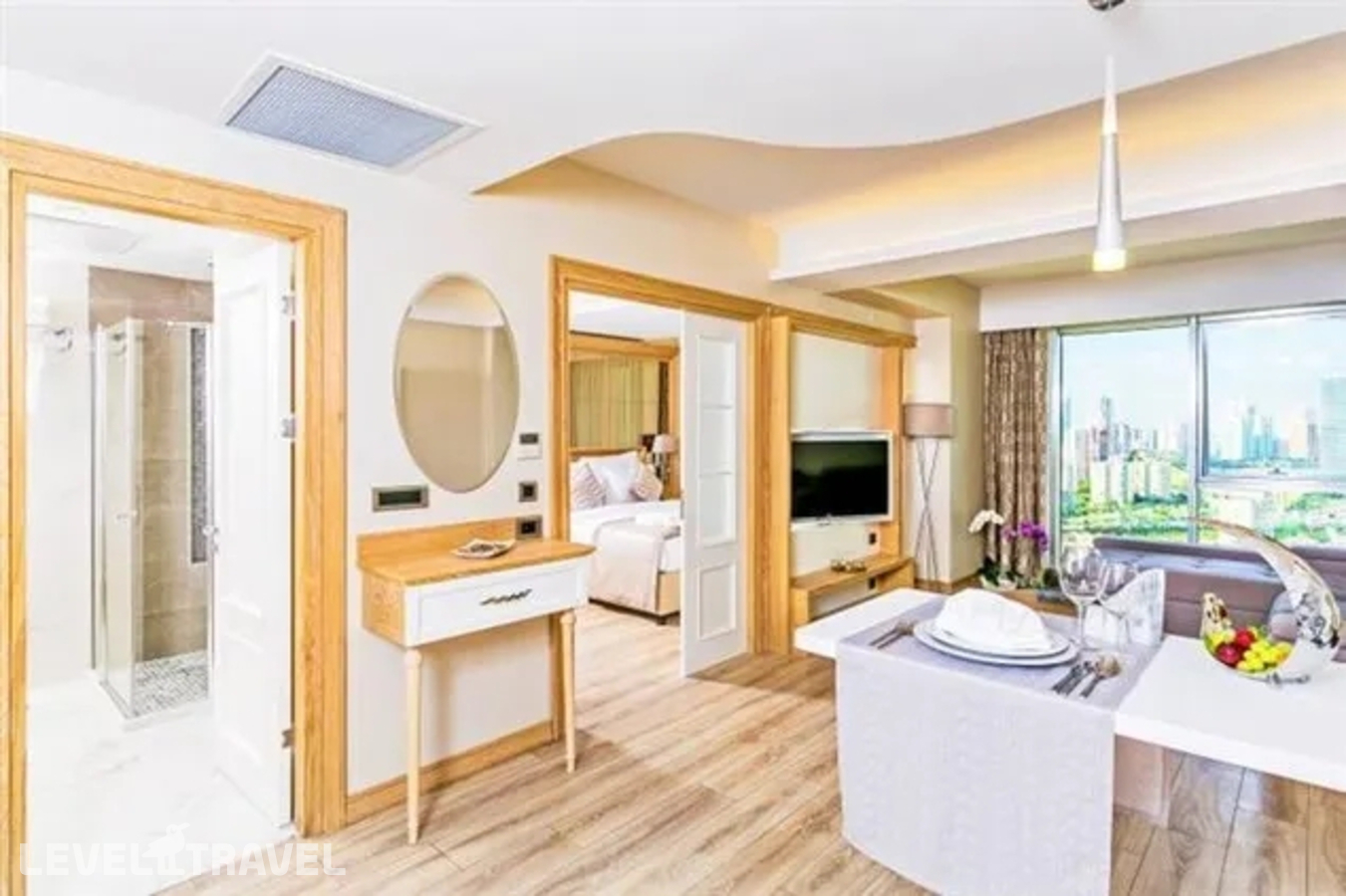 фотографии номера Люкс Panaromic 1+1 Comfort отеля Bof Hotels Ceo Suites Atasehir в Турция(Аташехир) - фото №4