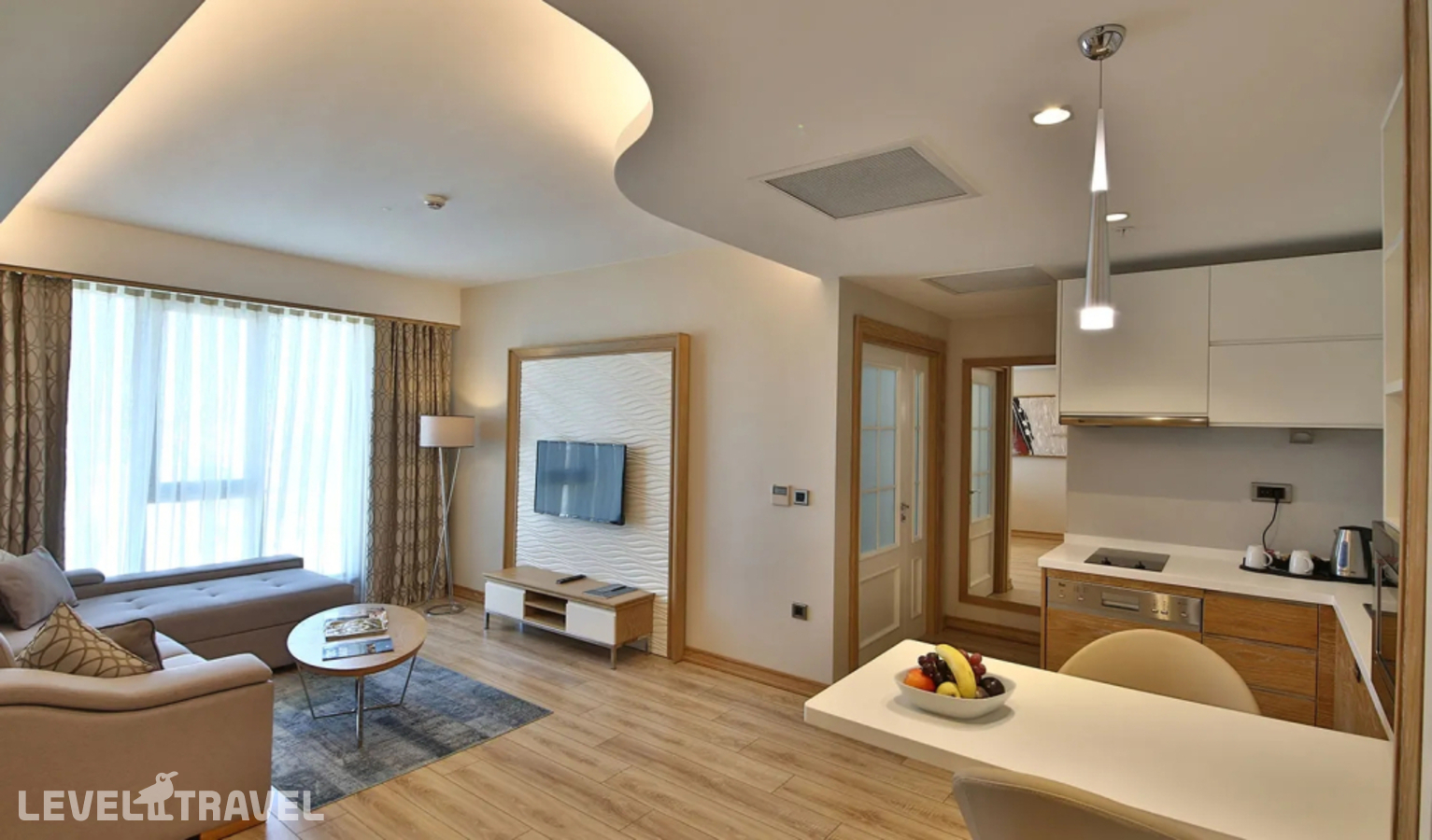 фотографии номера Люкс Panaromic 1+1 Deluxe отеля Bof Hotels Ceo Suites Atasehir в Турция(Аташехир) - фото №3