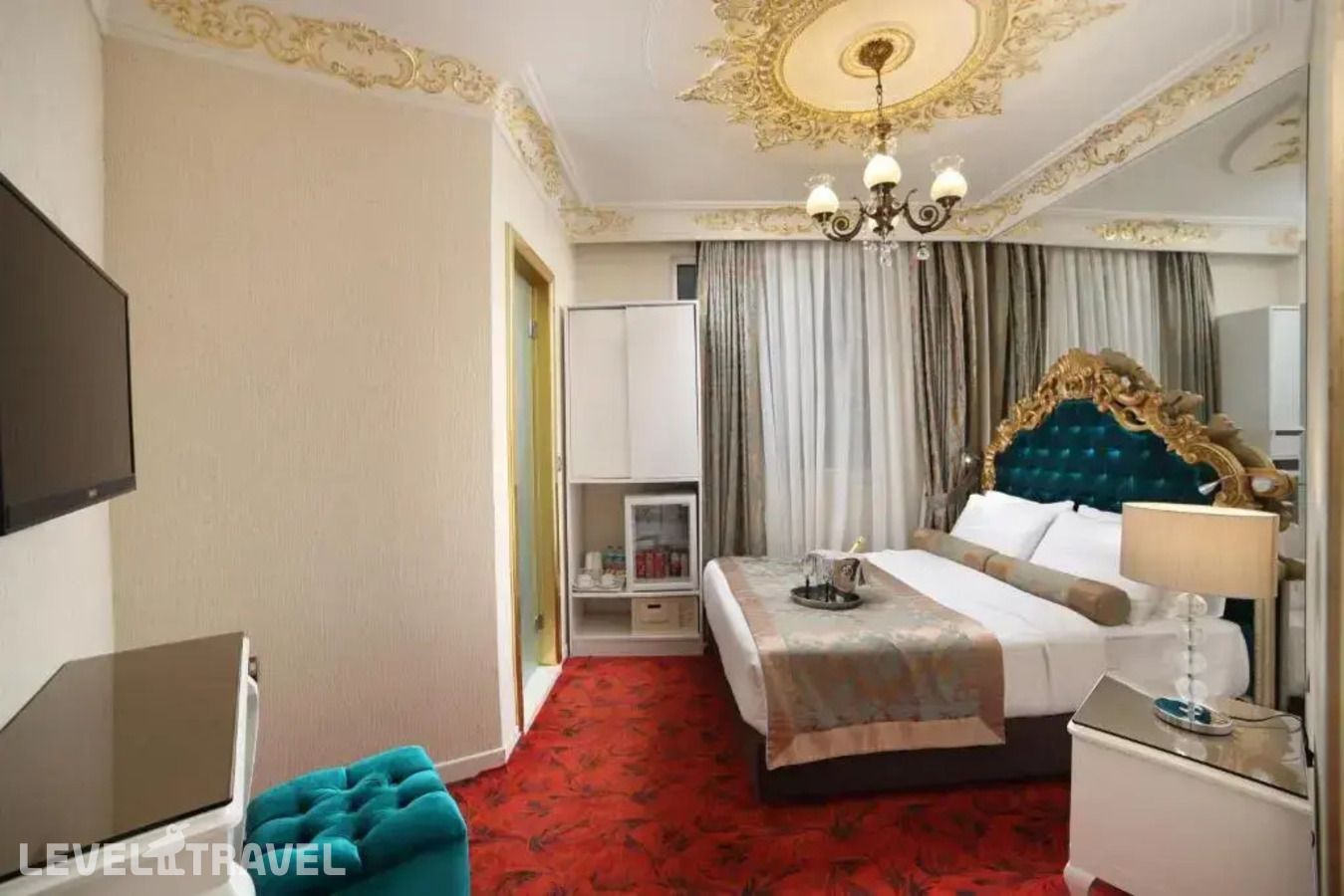 фотографии номера Двухместный номер Economy (No View) (двуспальная кровать) отеля White Monarch Hotel в Турция(Шишли) - фото №2