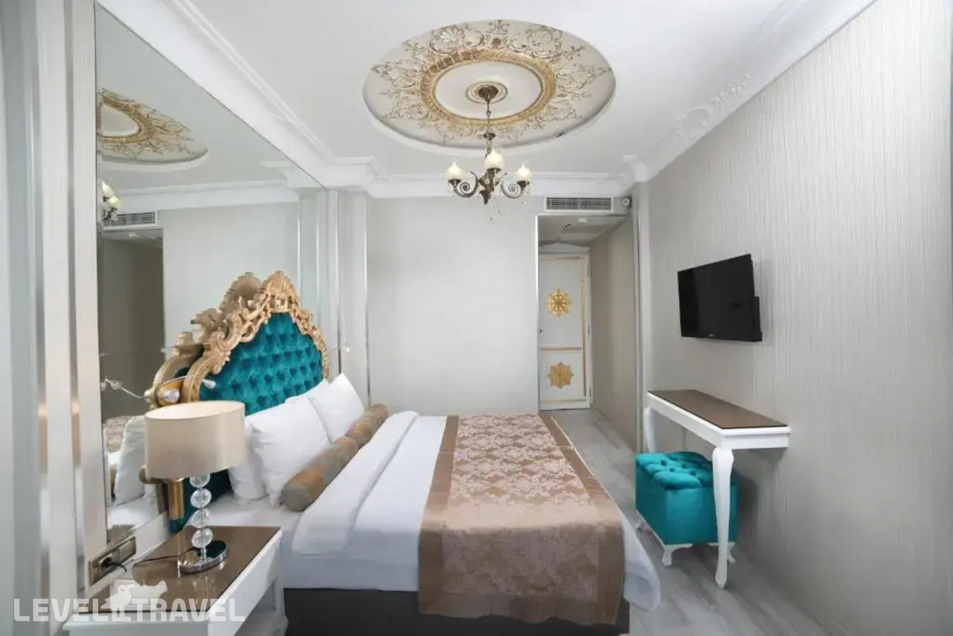 фотографии номера Двухместный номер Economy (No View) (двуспальная кровать) отеля White Monarch Hotel в Турция(Шишли) - фото №1