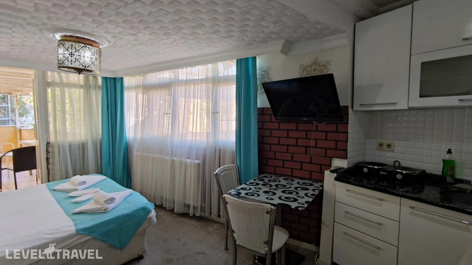 фотографии номера Двухместная студия Amida (двуспальная кровать) отеля Nuray Hotel в Турция(Фатих) - фото №2