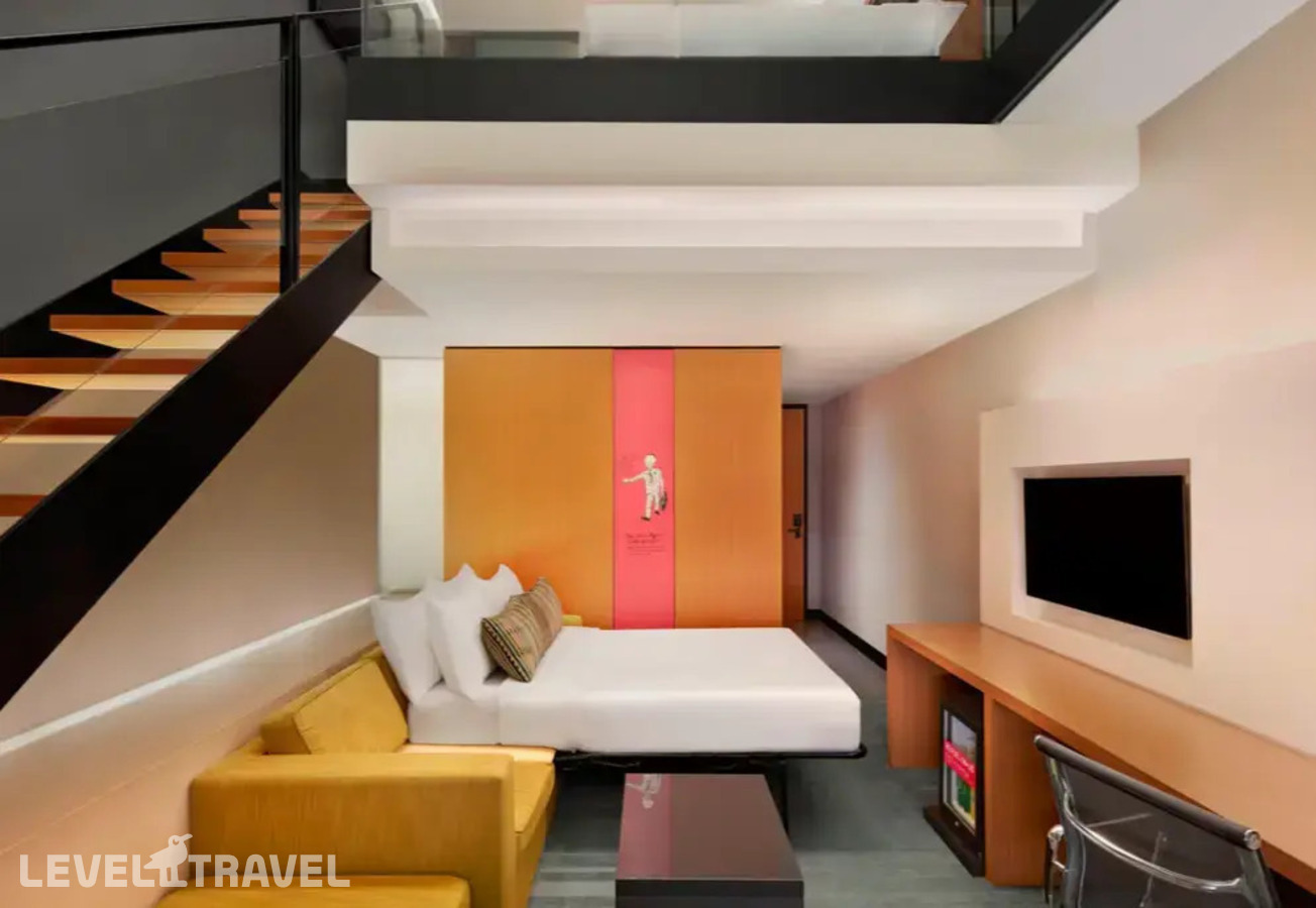 фотографии номера Двухместный люкс Duplex High Floor (двуспальная кровать) отеля Aloft Kuala Lumpur Sentral в Малайзия(Куала-Лумпур) - фото №3