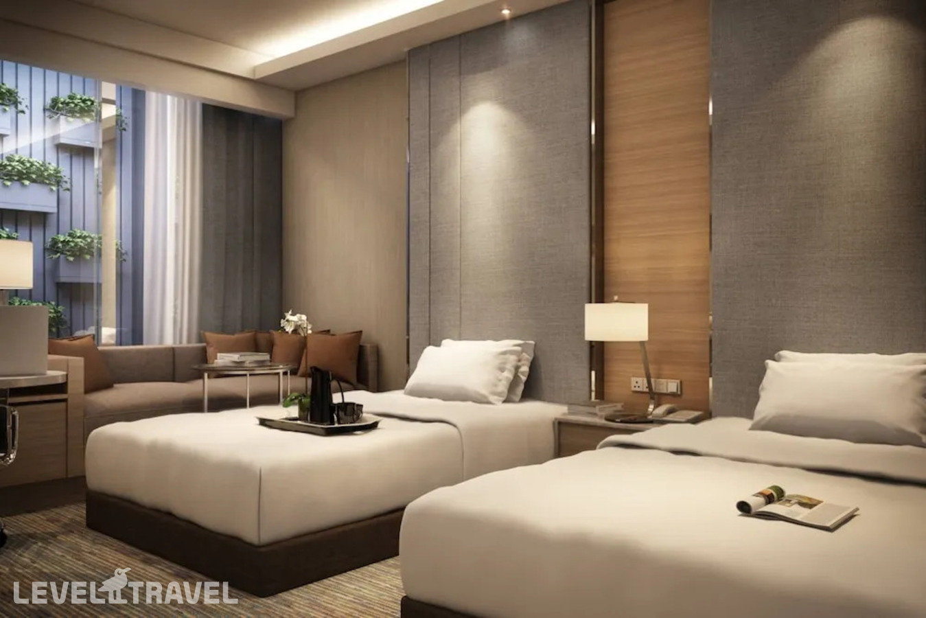 фотографии номера Двухместный номер Superior (No Window) (2 отдельные кровати) отеля Jw Marriott Kuala Lumpur в Малайзия(Куала-Лумпур) - фото №1