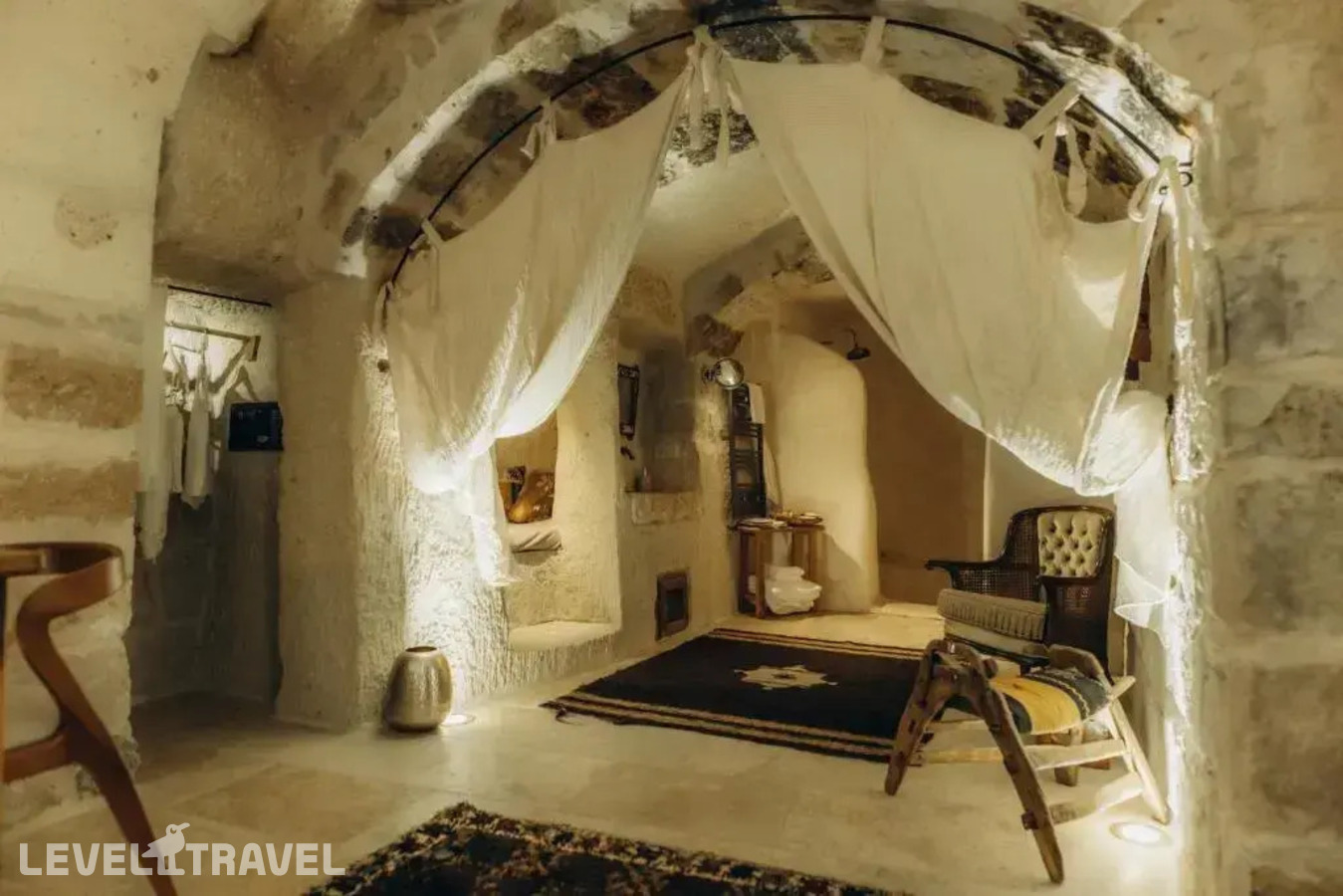 фотографии номера Двухместный номер Superior Cave 101 (двуспальная кровать) отеля Doda Artisanal Cave в Турция(Ортахисар) - фото №2