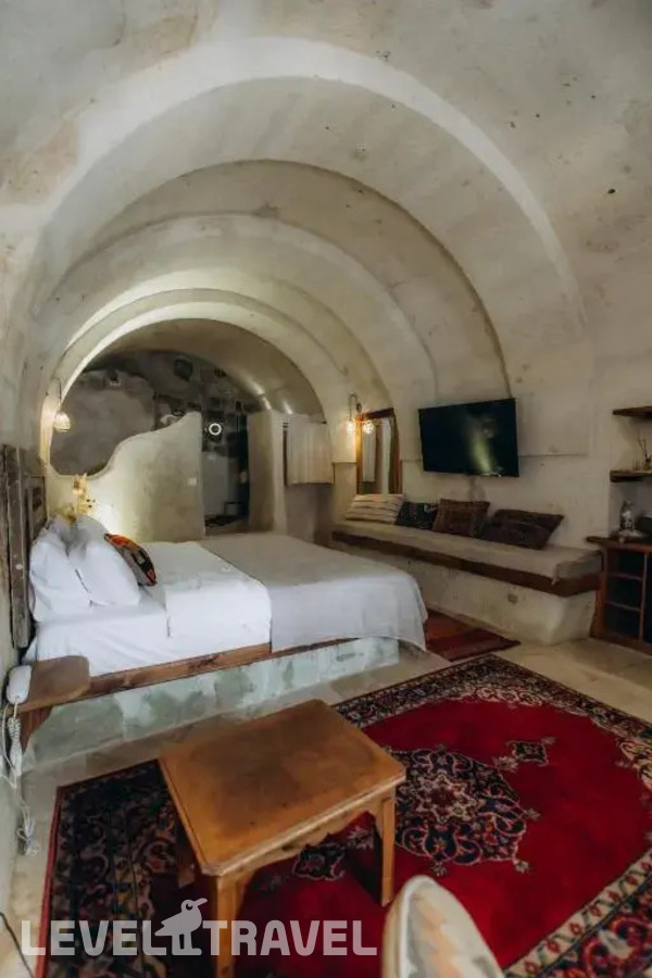 фотографии номера Двухместный номер Superior Cave 105 (двуспальная кровать) отеля Doda Artisanal Cave в Турция(Ортахисар) - фото №2