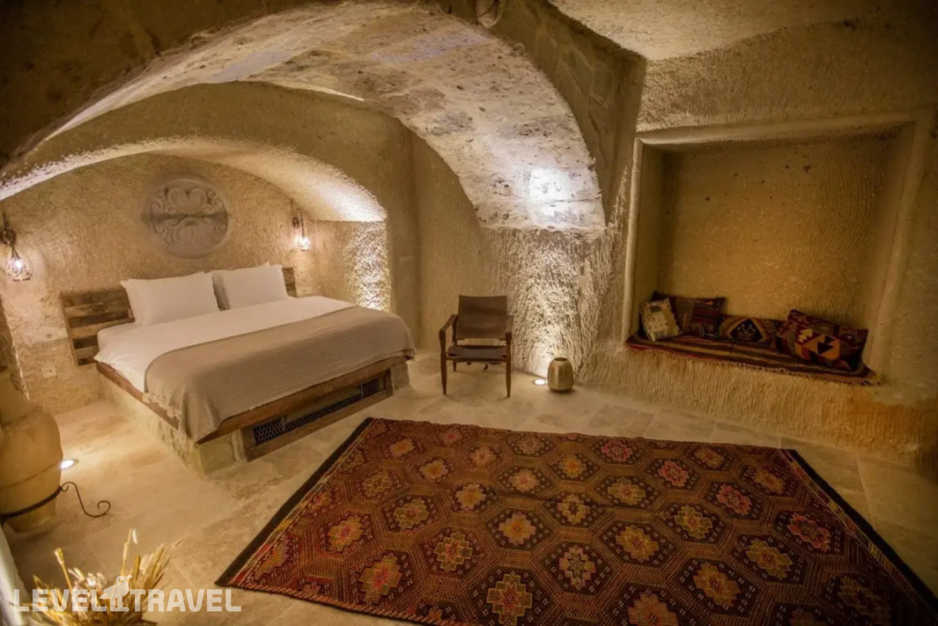 фотографии номера Двухместный люкс King Cave с бассейном 102 (двуспальная кровать) отеля Doda Artisanal Cave в Турция(Ортахисар) - фото №3