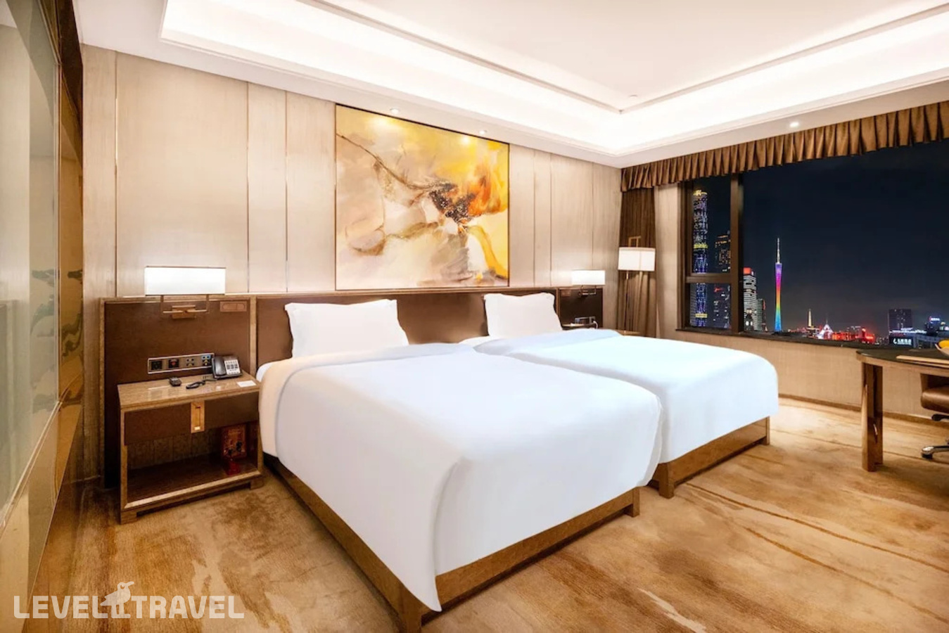 фотографии номера Двухместный номер Vaperse (2 отдельные кровати) отеля Guangzhou Vaperse Hotel Zhujiang Newtown в Китай(Гуанчжоу) - фото №1