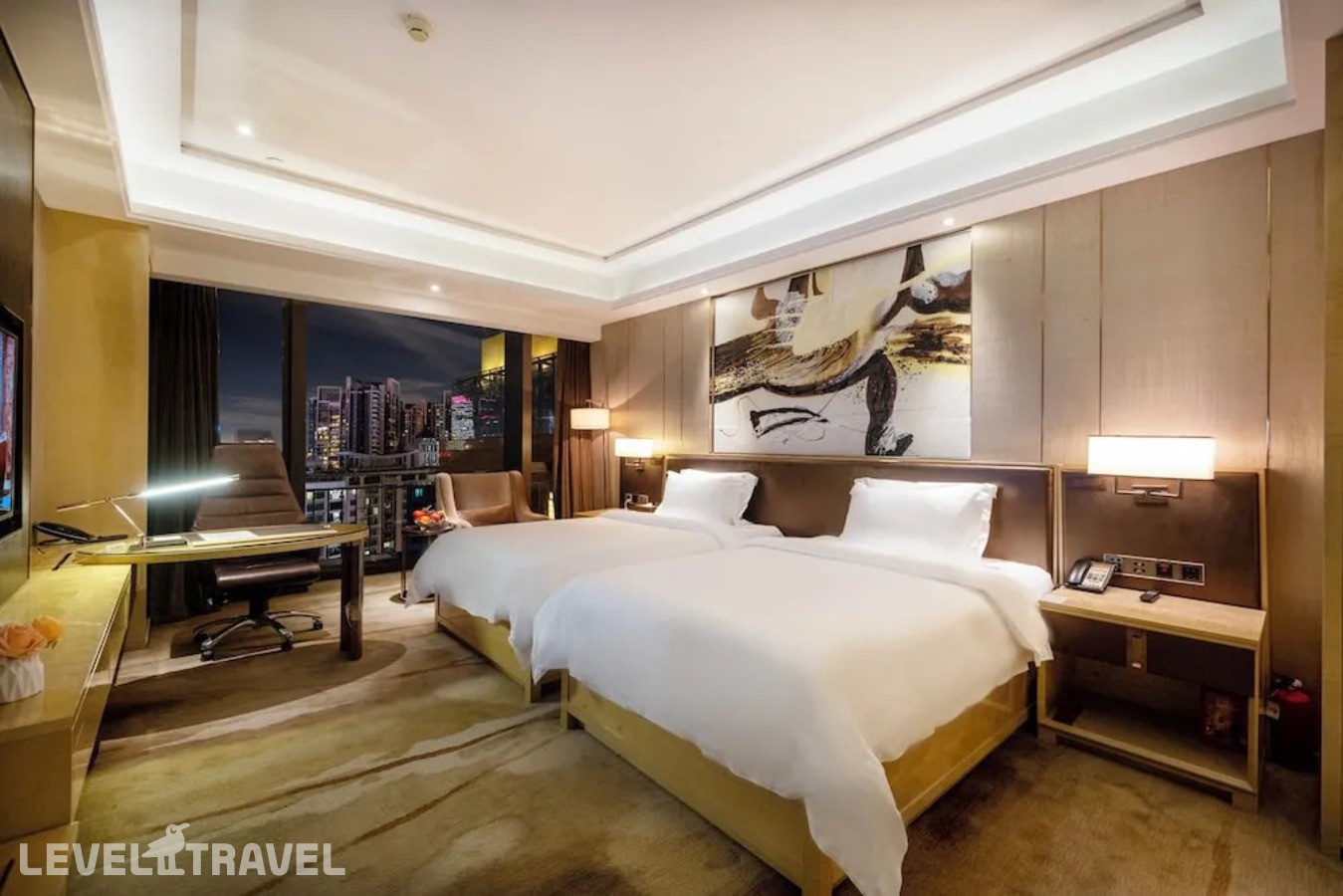 фотографии номера Двухместный номер Vaperse Business (2 отдельные кровати) отеля Guangzhou Vaperse Hotel Zhujiang Newtown в Китай(Гуанчжоу) - фото №3