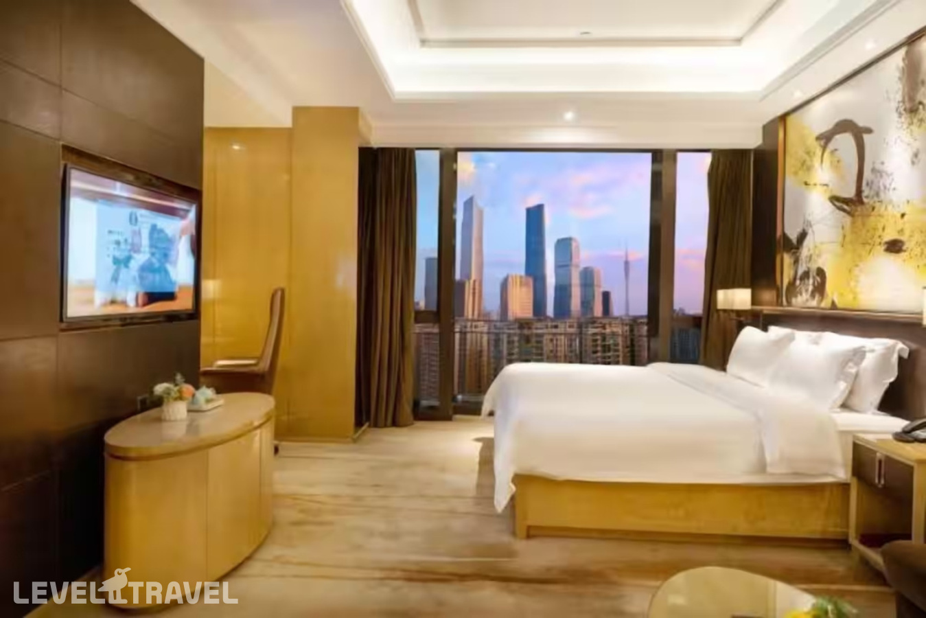 фотографии номера Двухместный полулюкс Vaperse (двуспальная кровать) отеля Guangzhou Vaperse Hotel Zhujiang Newtown в Китай(Гуанчжоу) - фото №1