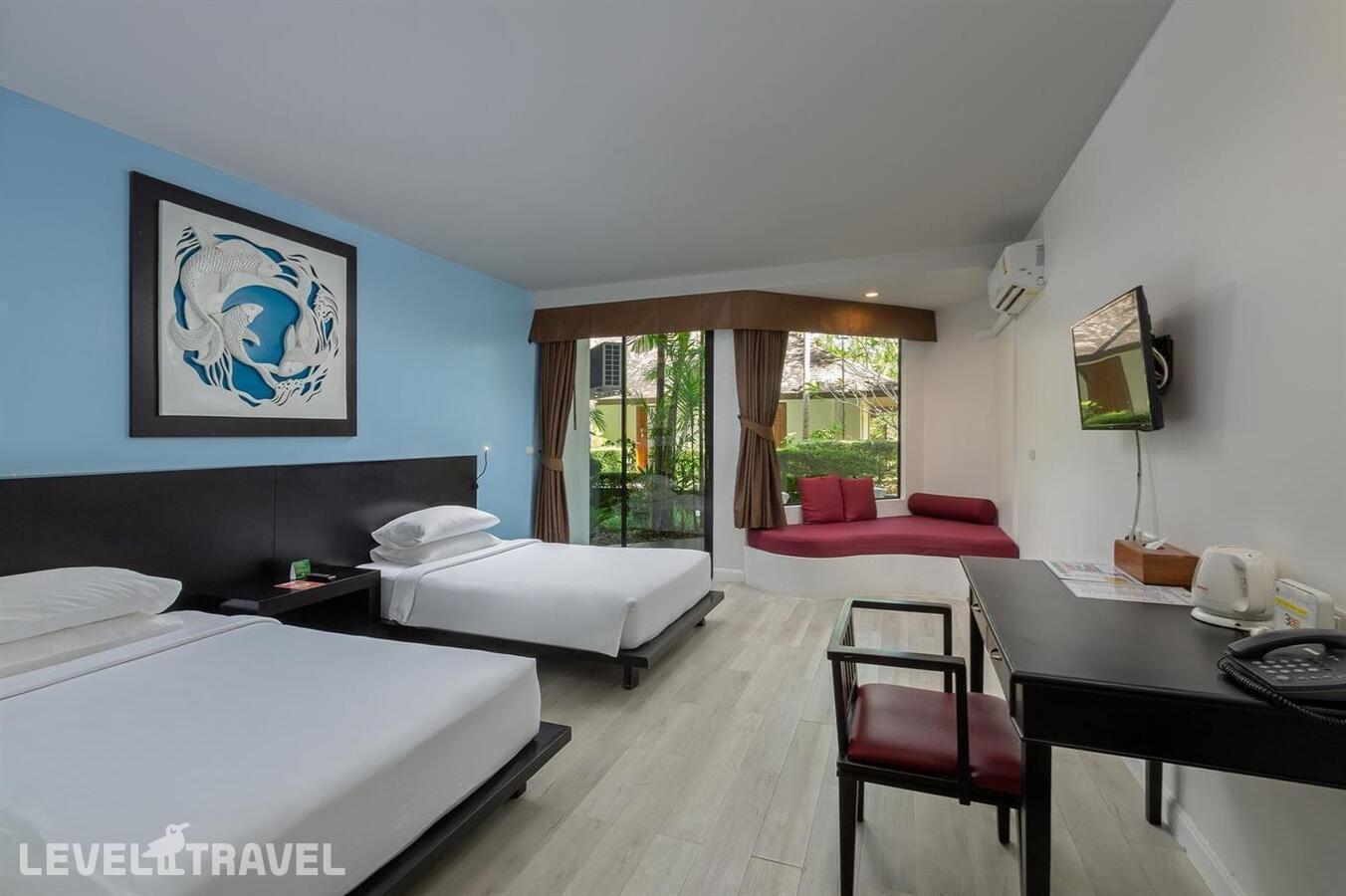 фотографии номера Делюкс Sea Turtle (две односпальные кровати) отеля Nai Yang Beach Resort в Таиланд(Най Янг Бич) - фото №1