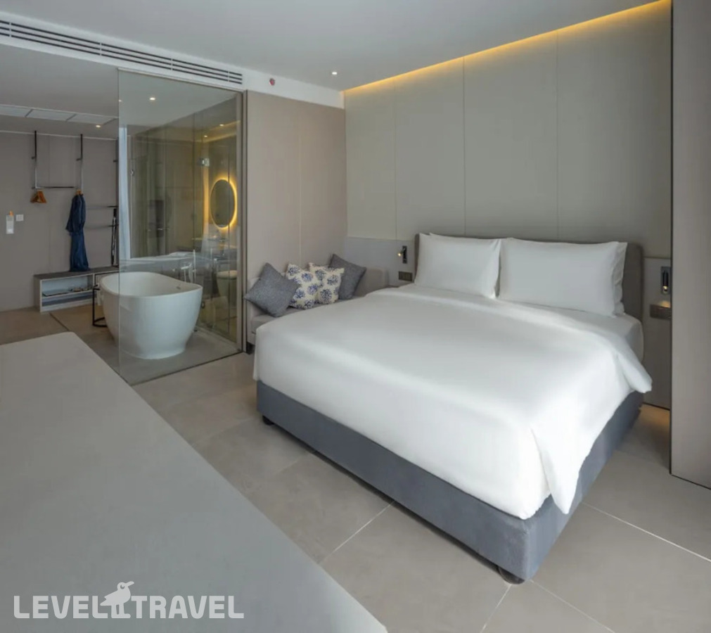 фотографии номера Двухместный люкс Honeymoon Stella с видом на море (двуспальная кровать) отеля Akara Hotel Pattaya в Таиланд(Наклуа) - фото №1