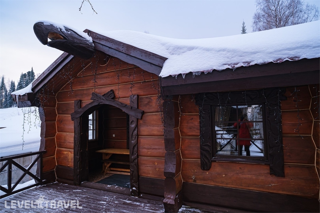 фотографии номера Охотничий домик отеля Отель Вертикаль в Россия(Шерегеш) - фото №5