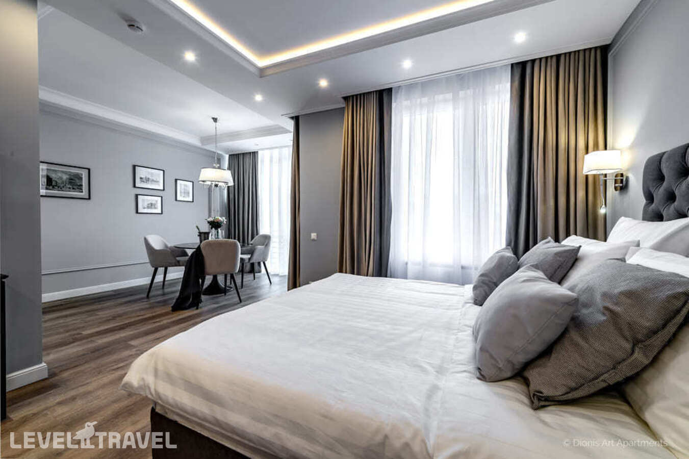 фотографии номера Трехместный делюкс отеля Dionis Art Apartments в Россия(Центральный район) - фото №3