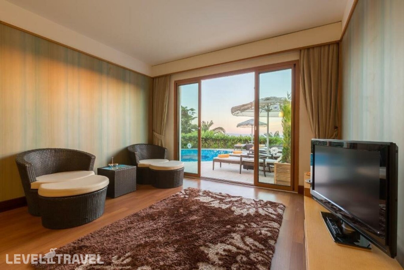 фотографии номера Улучшенный люкс отеля Kefaluka Resort в Турция(Акьярлар) - фото №9