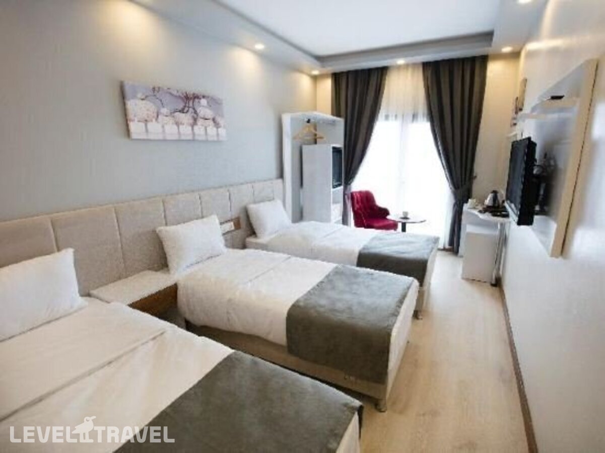 фотографии номера Трехместный делюкс отеля Royal Inci Airport Hotel в Турция(Кючюкчекмедже) - фото №7