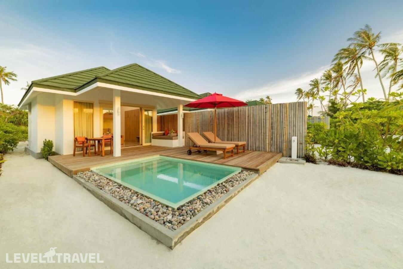 фотографии номера Пляжная вилла с бассейном отеля Siyam World Maldives в Мальдивы(Нону Атолл) - фото №3