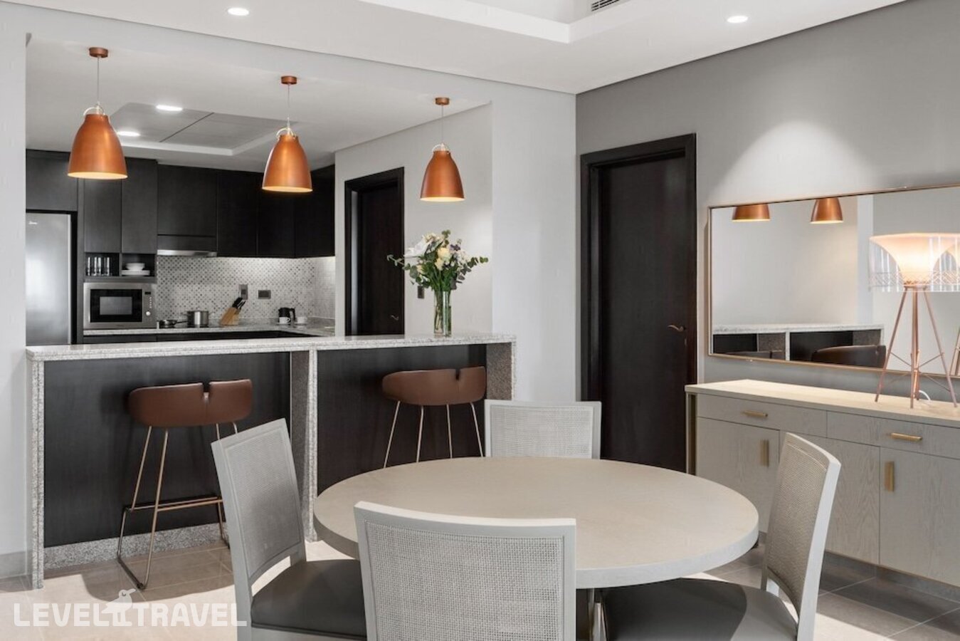 фотографии номера Апартаменты (2 спальни) отеля Wyndham Residences The Palm в ОАЭ(Дубай Пальма) - фото №2