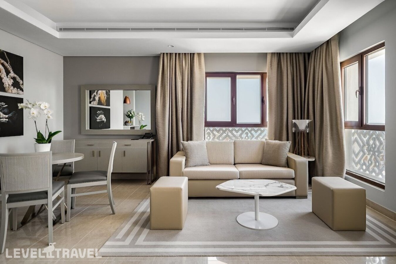 фотографии номера Семейные апартаменты (2 спальни) отеля Wyndham Residences The Palm в ОАЭ(Дубай Пальма) - фото №3