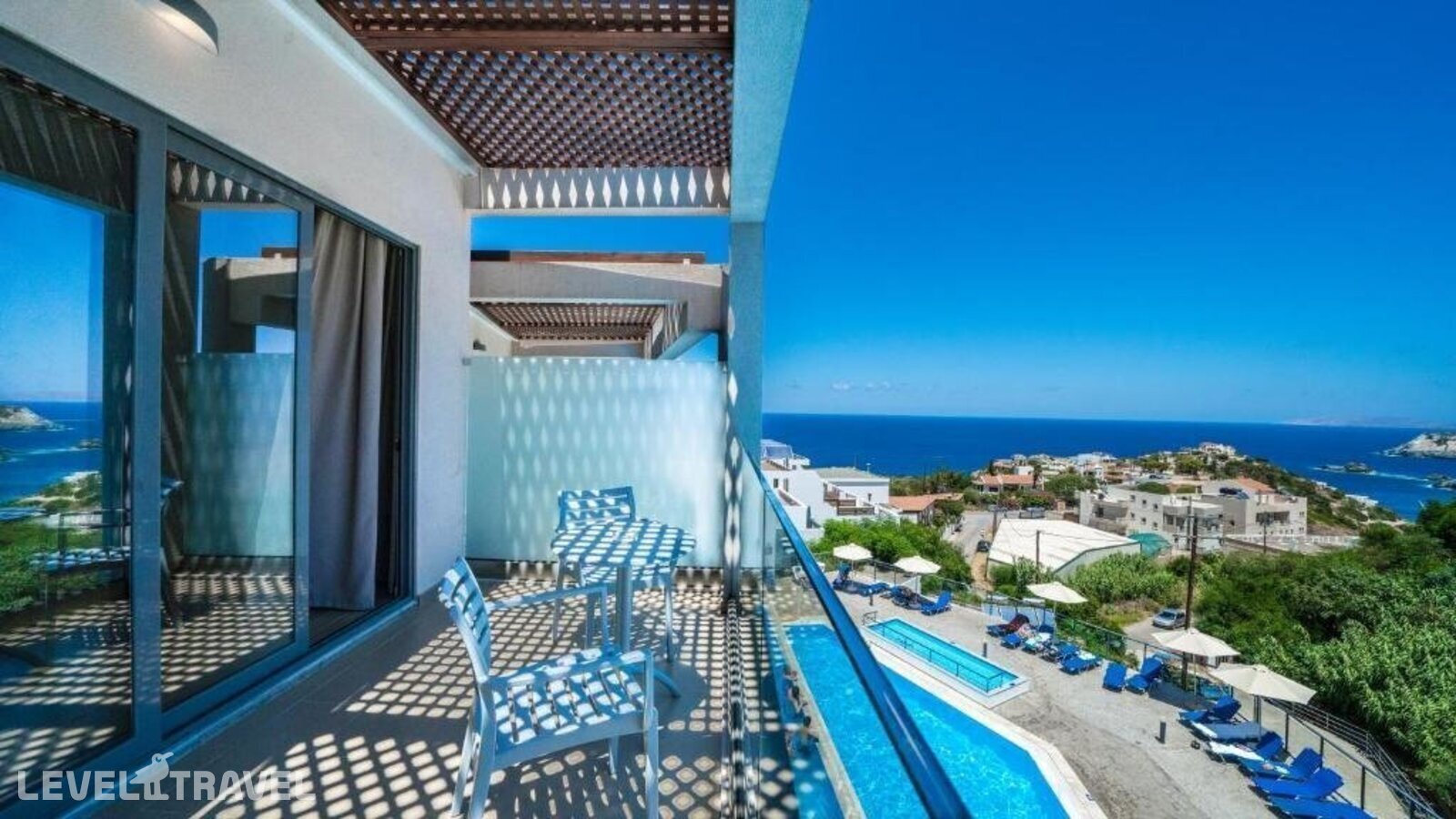 фотографии номера Улучшенный с видом на море отеля Panorama Village Hotel в Греция(Агия-Пелагия) - фото №14