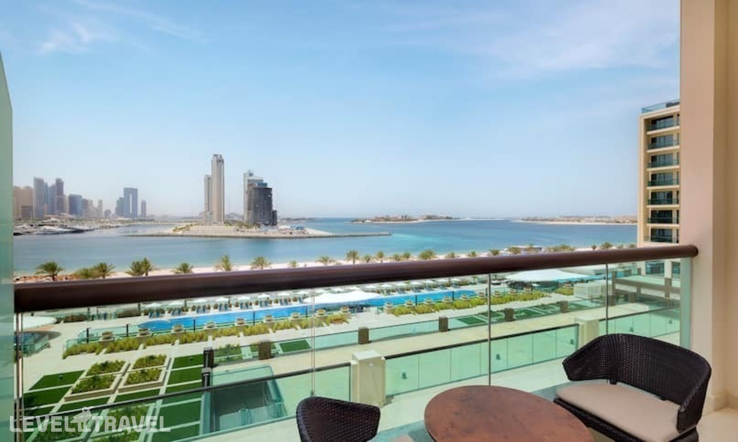 фотографии номера Делюкс с видом на море (две односпальные кровати) отеля Hilton Dubai Palm Jumeirah в ОАЭ(Дубай Пальма) - фото №4