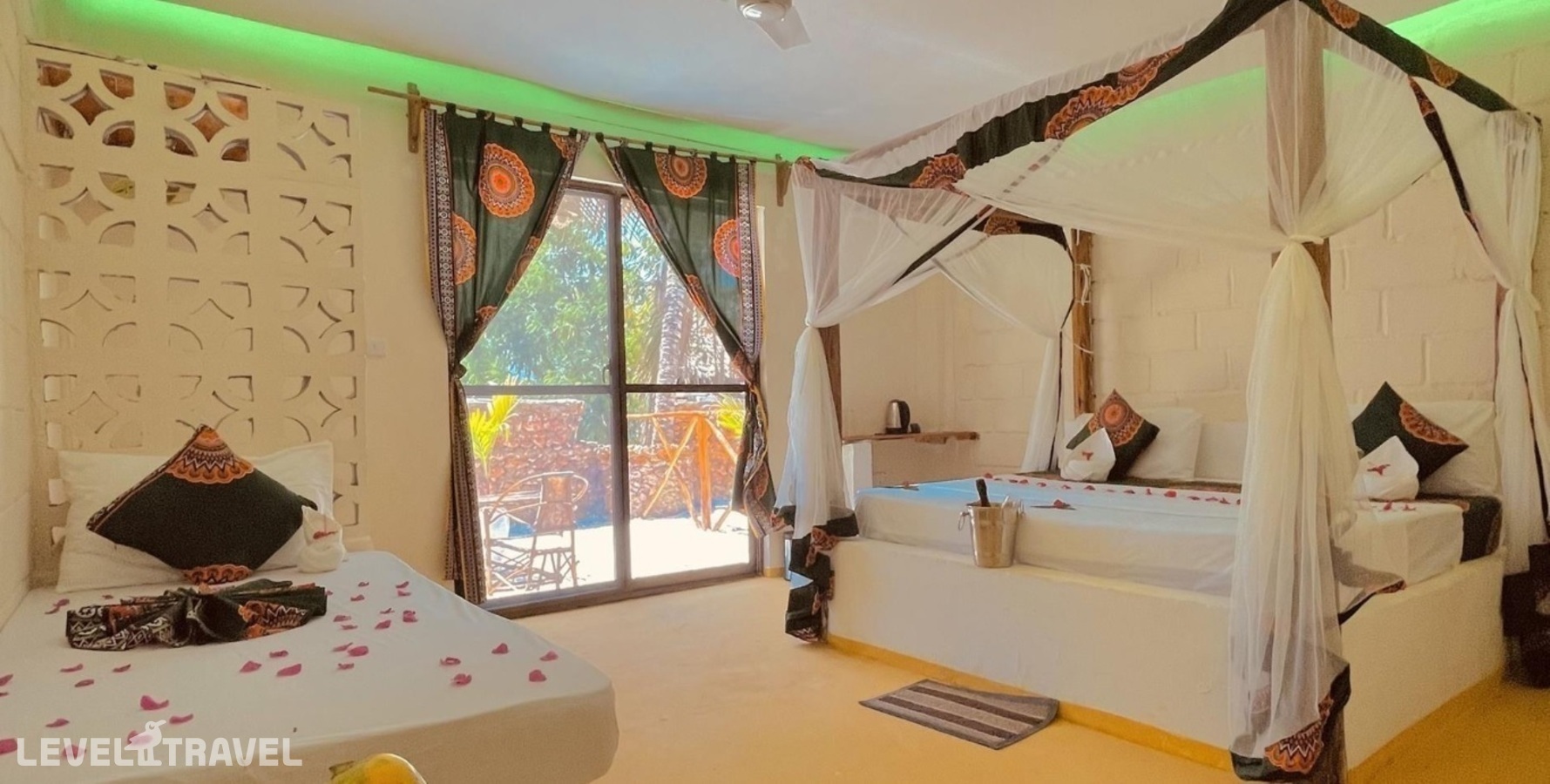 фотографии номера Номер Анекс с видом на сад отеля Tropicana Kendwa Beach в Танзания(Кендва Бич) - фото №1