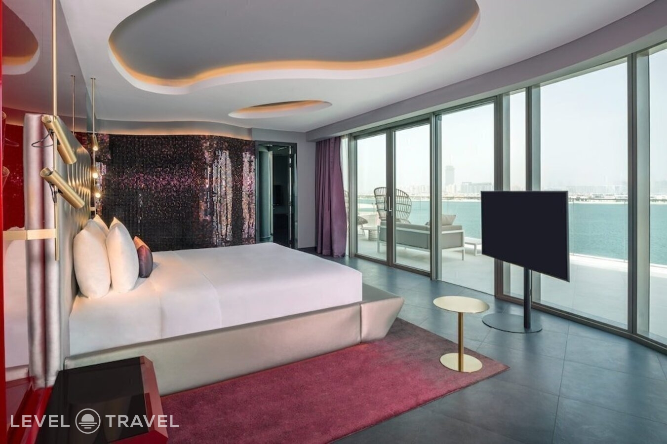 фотографии номера Люкс Wow отеля W Dubai The Palm Hotel в ОАЭ(Дубай Пальма) - фото №8