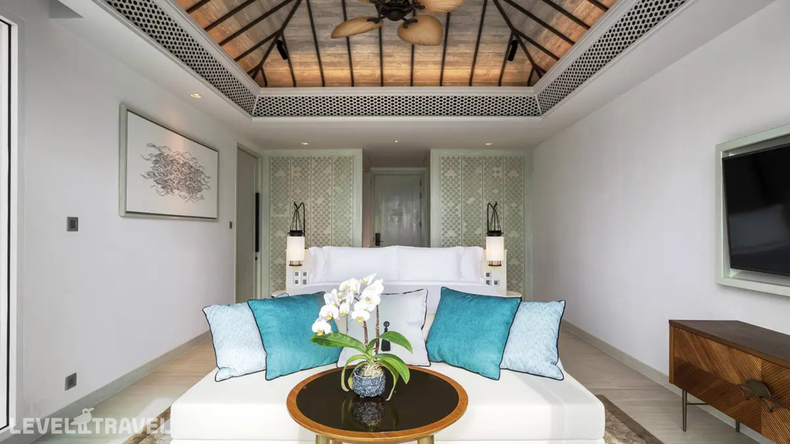 фотографии номера Роскошный люкс с бассейном и видом на сад отеля Banyan Tree Krabi в Таиланд(Краби) - фото №1