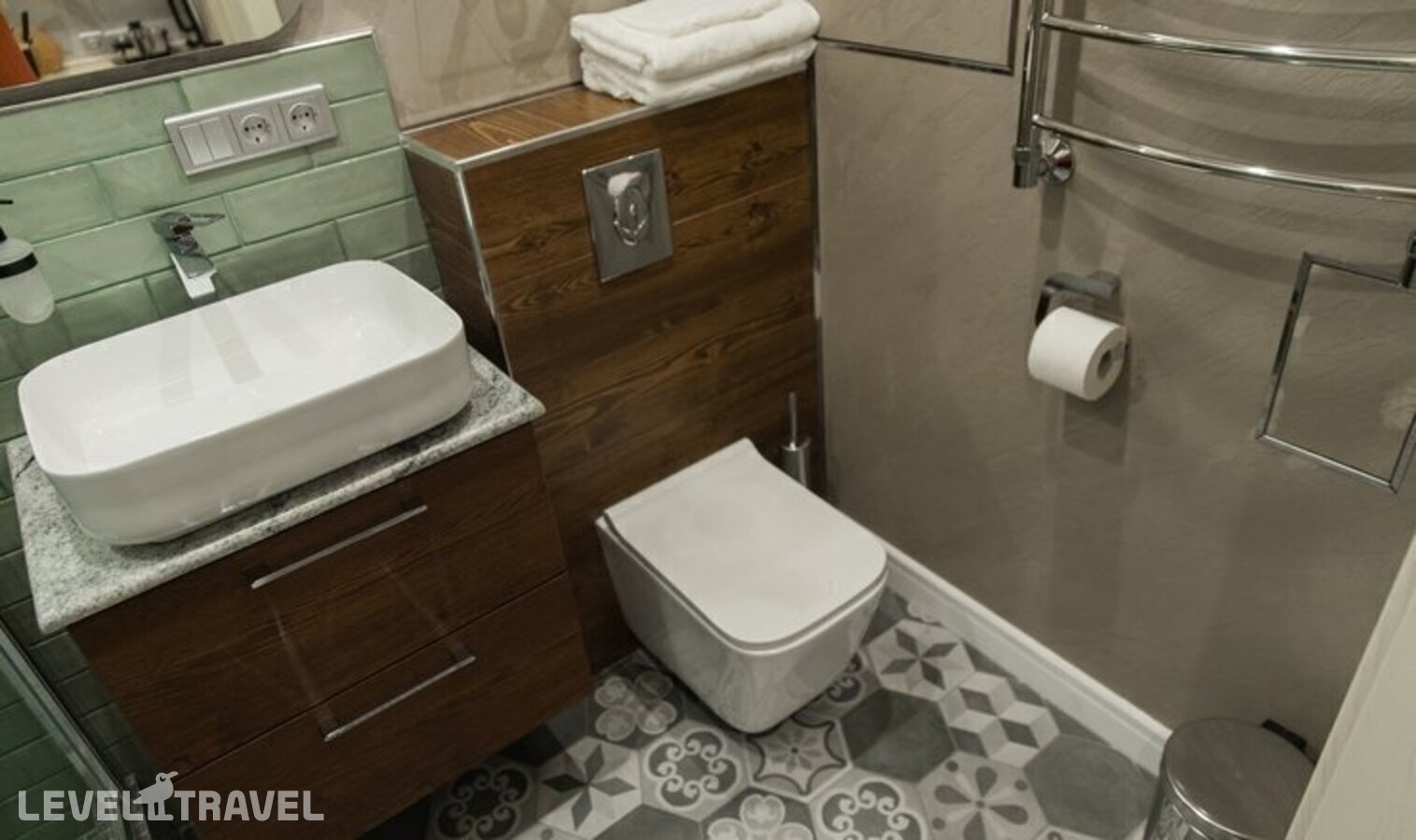 фотографии номера Студия улучшенная отеля Резиденция Санторини апартаменты в Россия(Сочи) - фото №4